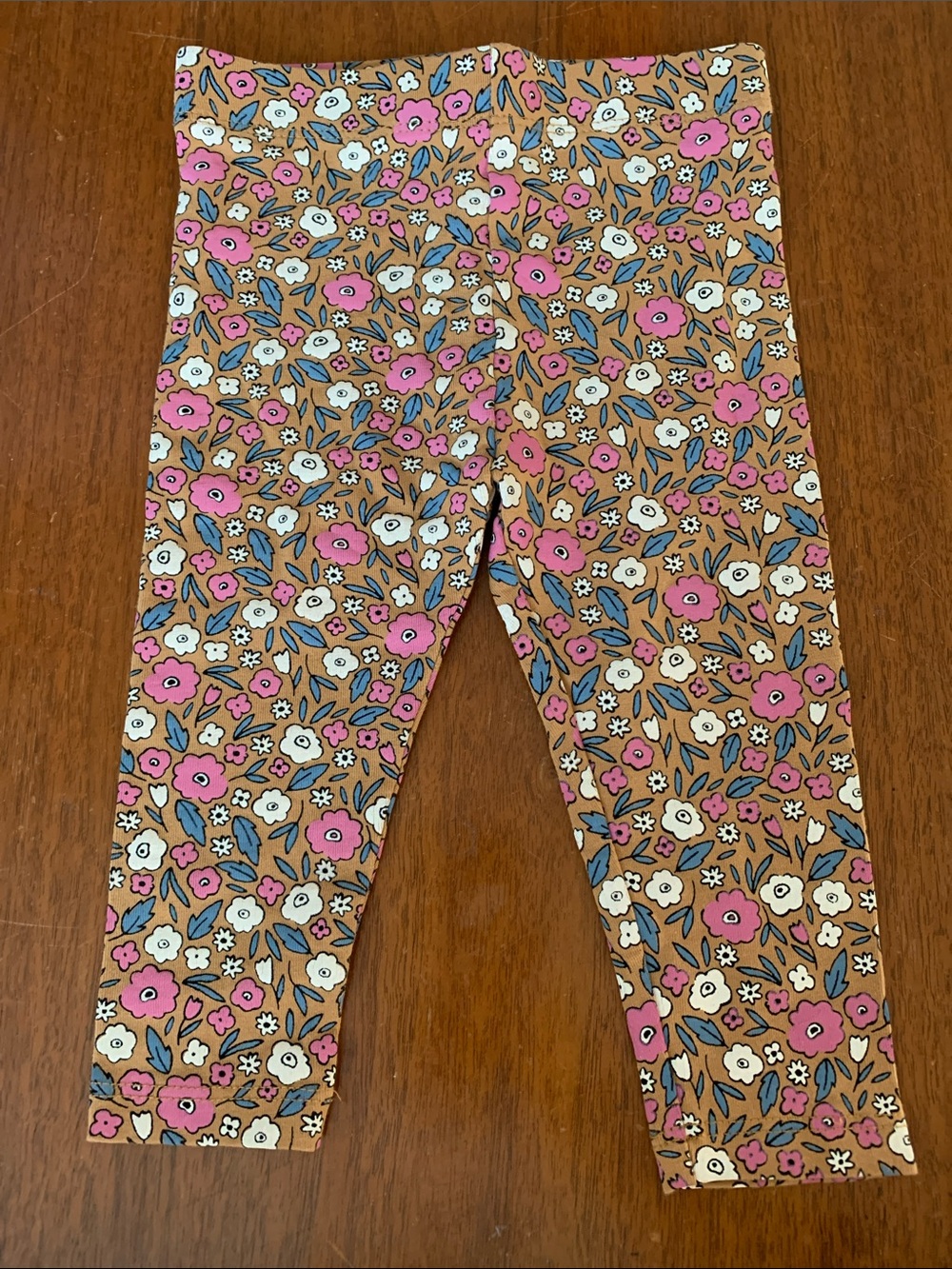 🍓3/$10 NWOT Joe Fresh Floral Leggings in Pink, Blue & Tan